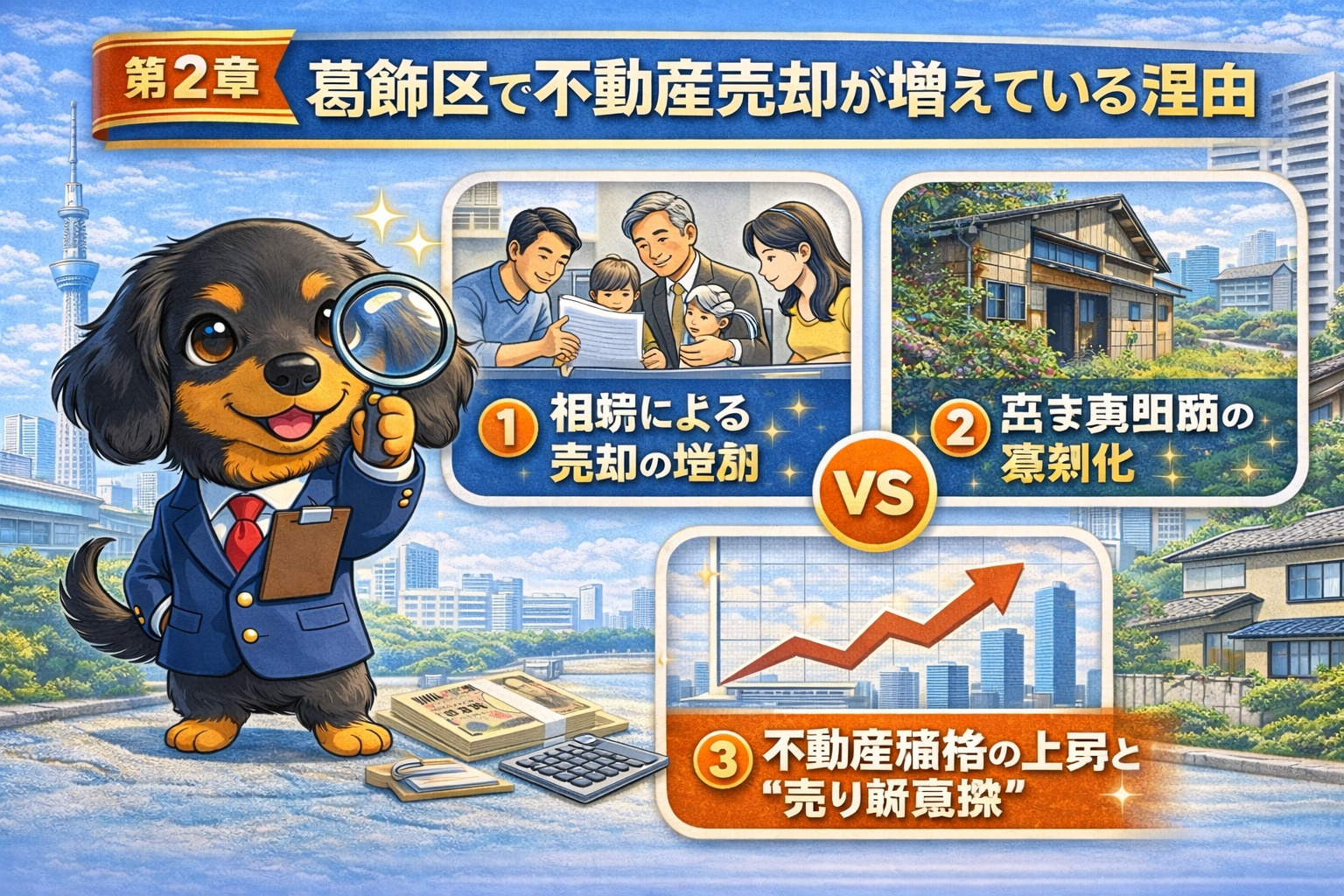 葛飾区 不動産売却 増加理由