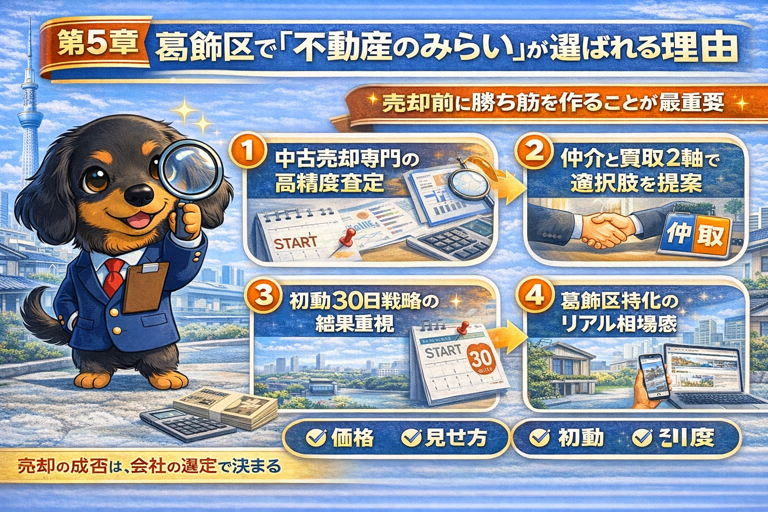 葛飾区 不動産のみらい 選ばれる理由