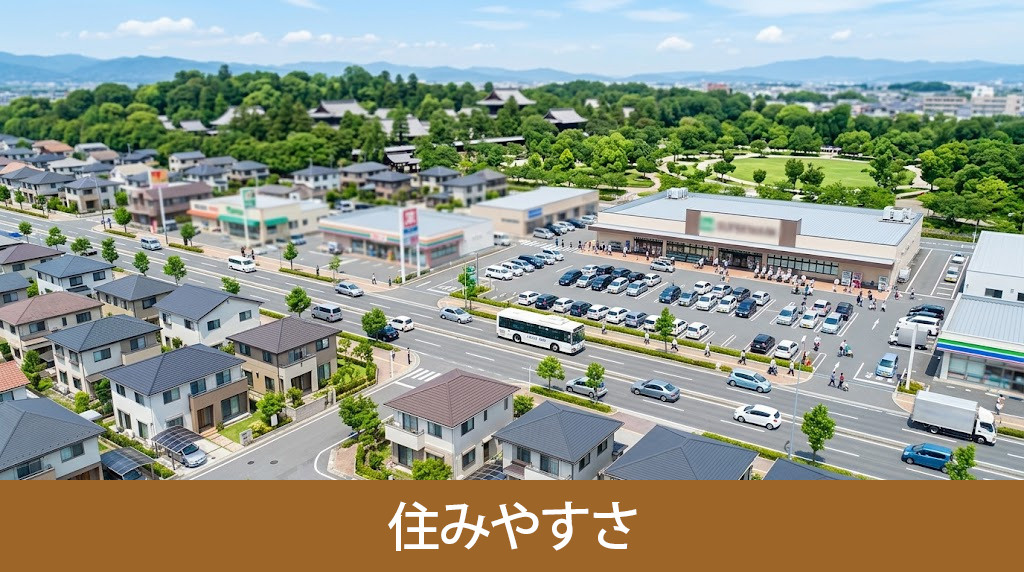 京終駅周辺の住みやすさ