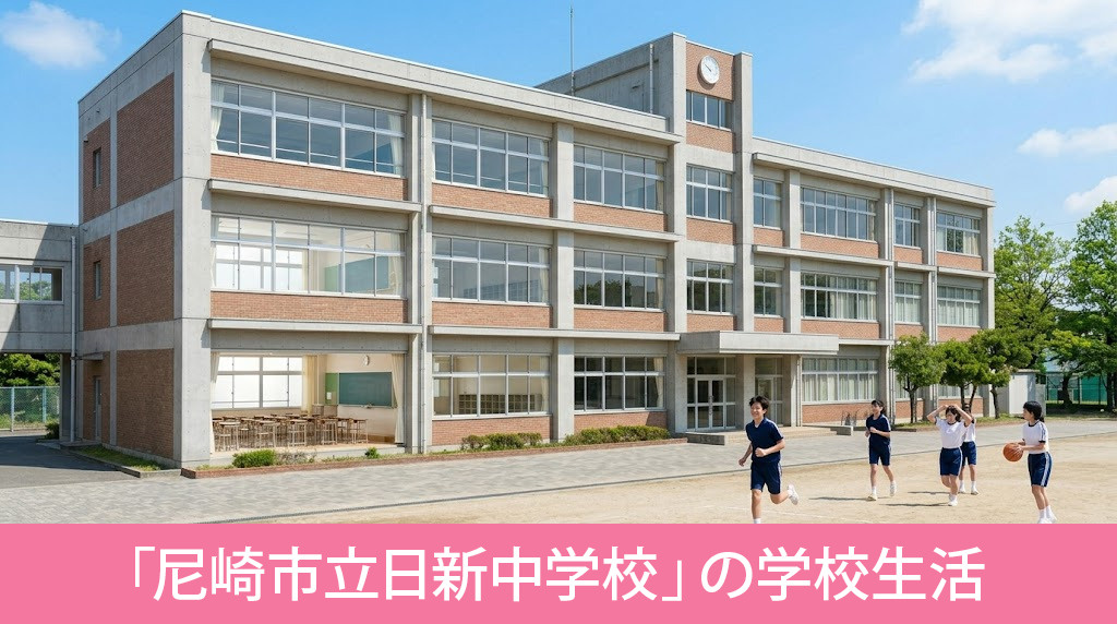 「尼崎市立日新中学校」の学校生活