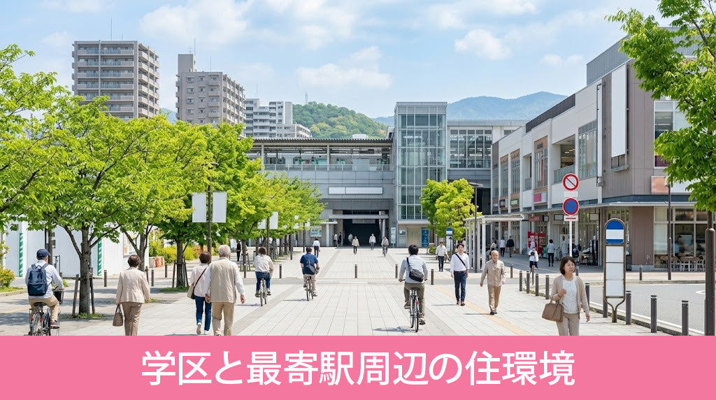 「尼崎市立日新中学校」の学区と最寄駅周辺の住環境