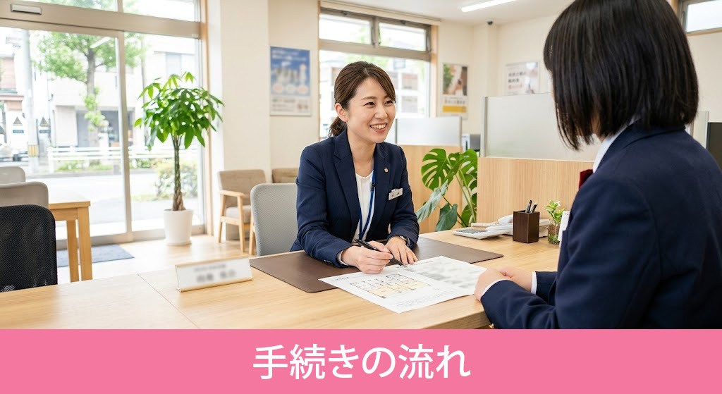 準備から契約完了までの手続きの流れ