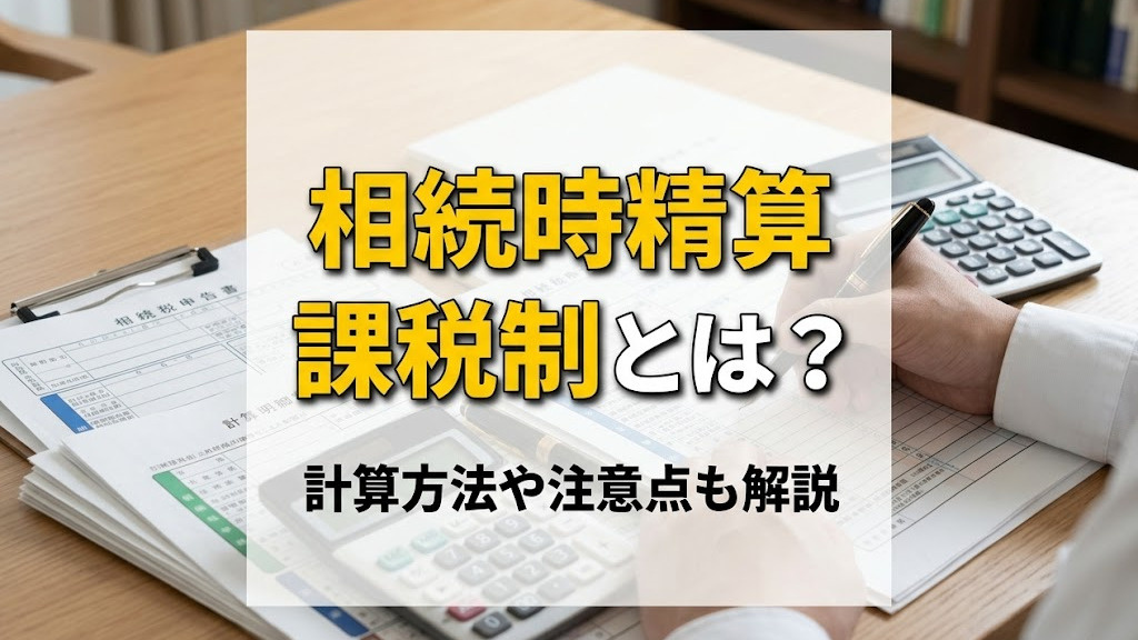 相続時精算課税制度とは?計算方法や注意点も解説の画像