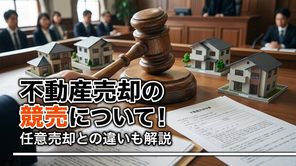 不動産売却の競売について！任意売却との違いも解説の画像