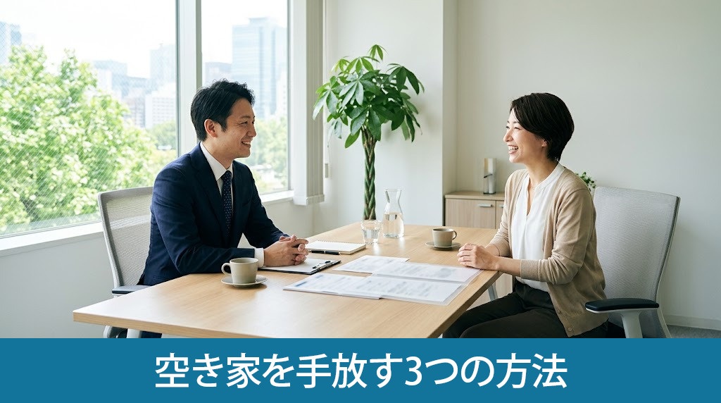 放棄せずに空き家を手放す3つの方法