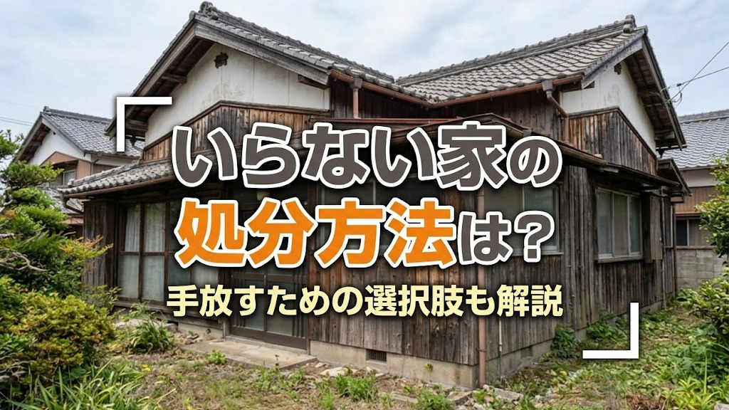 いらない家の処分方法は？手放すための選択肢も解説の画像
