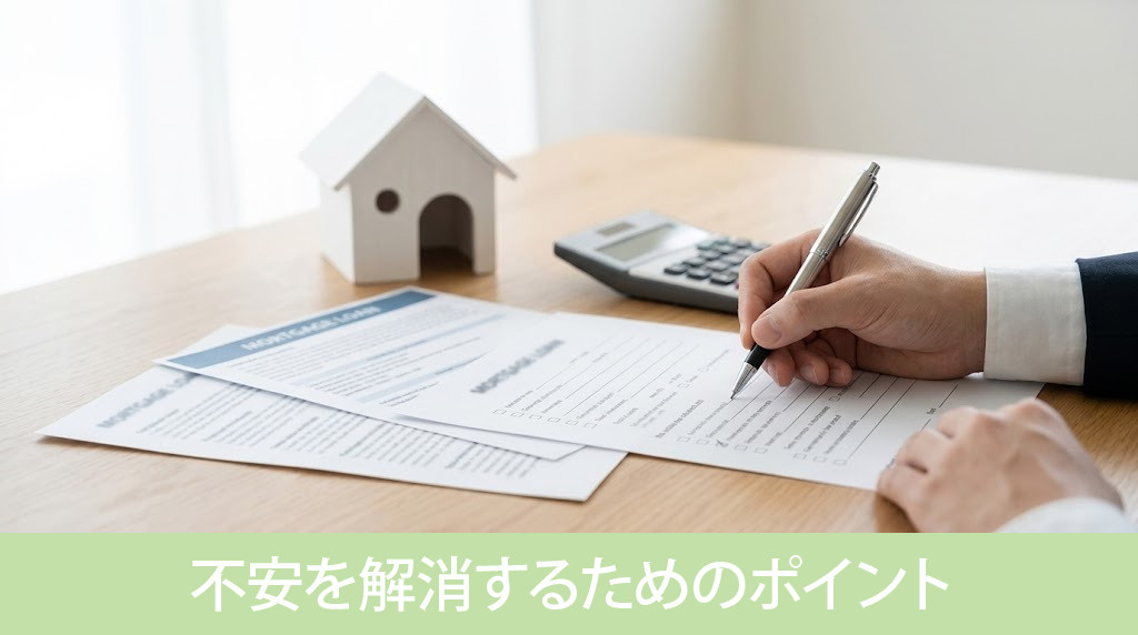 住宅ローン審査の不安を解消するためのポイント