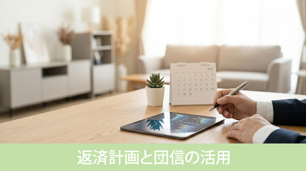 無理のない返済計画と団信の活用