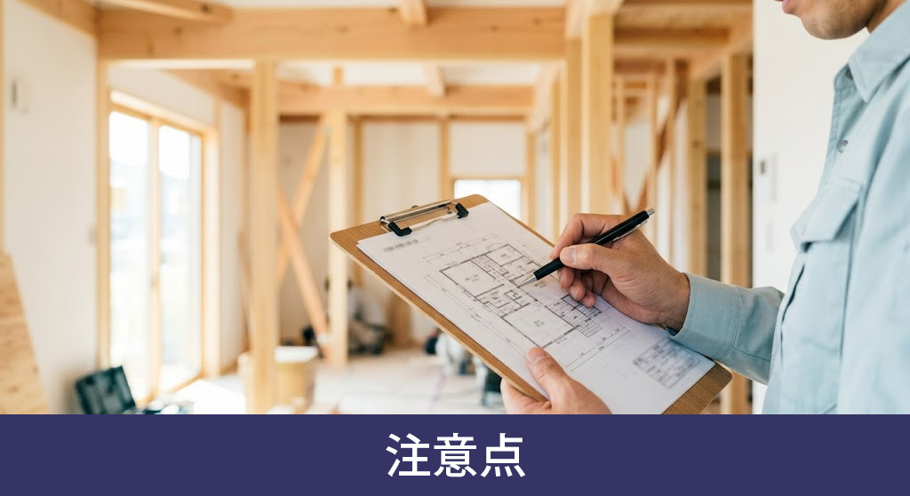 部屋を増やすリフォームの注意点