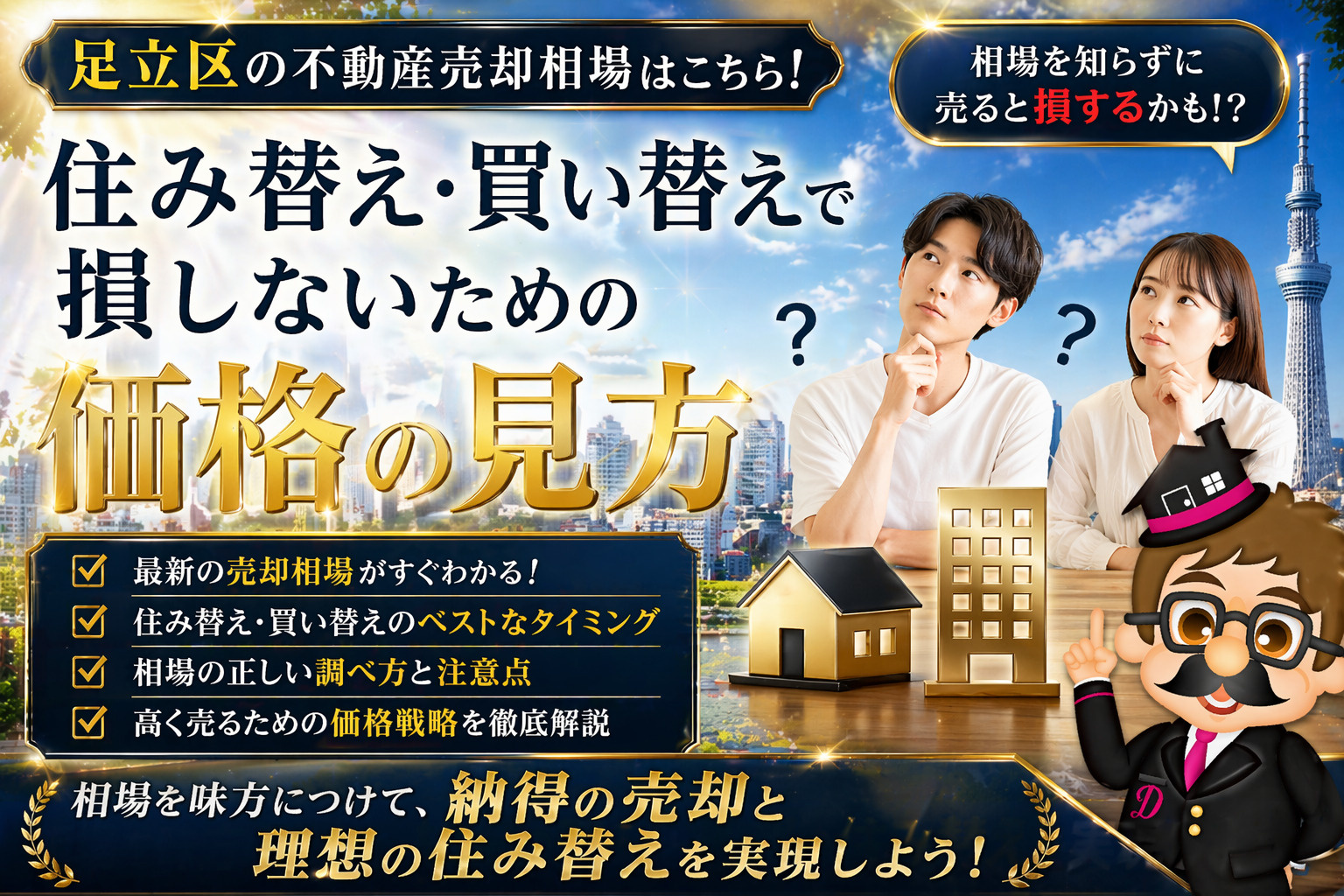 1-1足立区の不動産売却相場はこちら｜住み替え・買い替えで損しないための価格の見方の画像