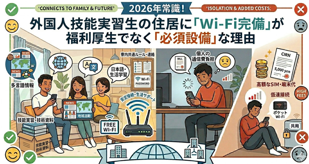 実習生が置かれている「通信環境」のリアルの画像