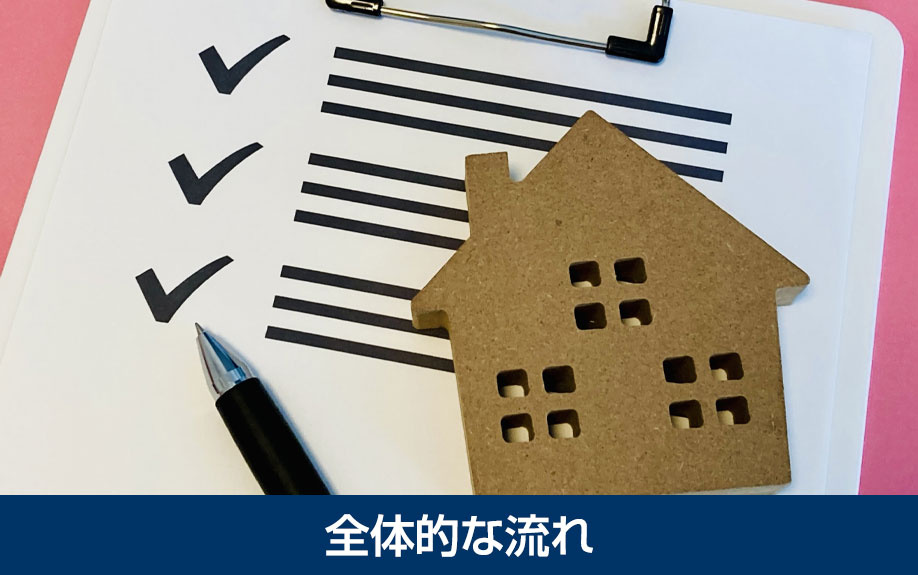新築一戸建てを購入する際の全体的な流れ