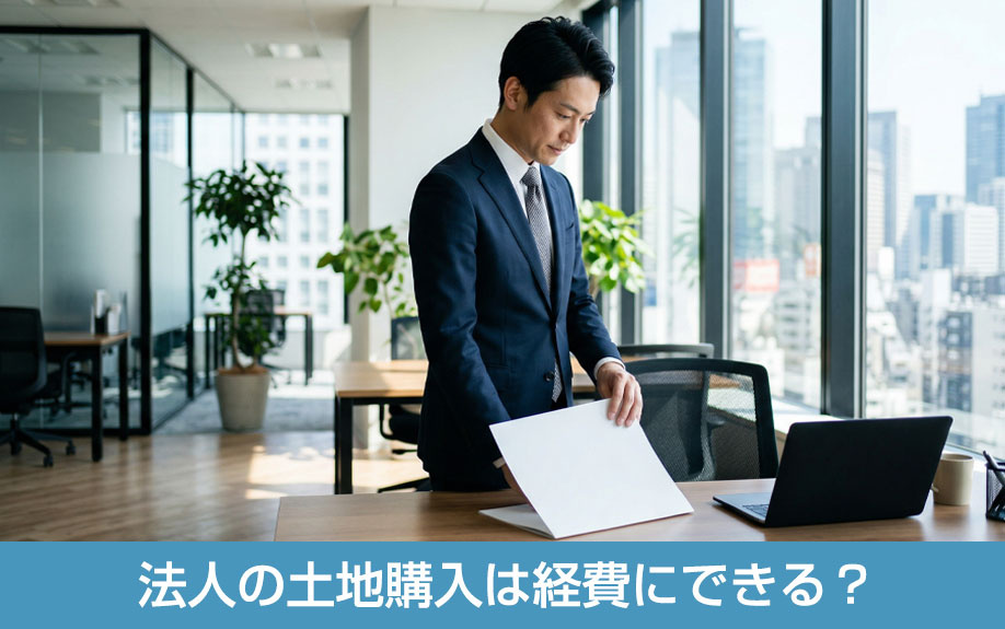 法人の土地購入は経費にできる？