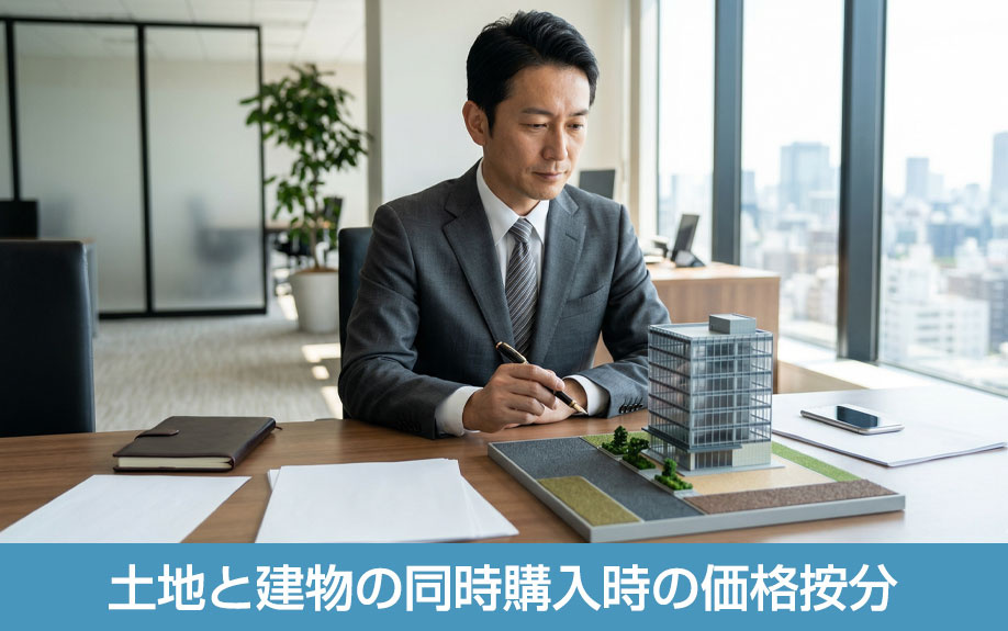 土地と建物の同時購入時の価格按分