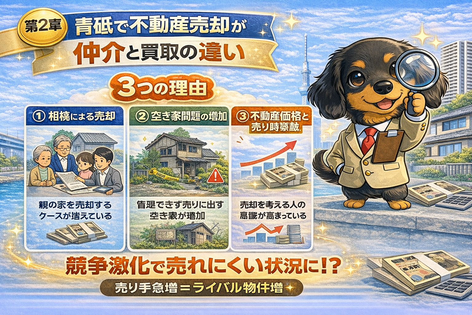 青砥 不動産売却 増加理由