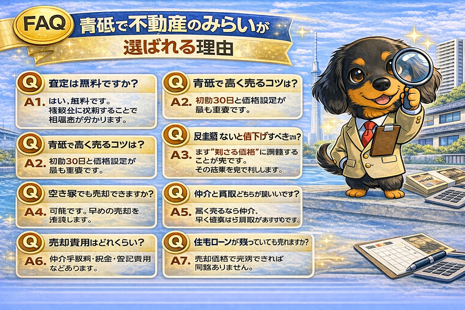 青砥 不動産売却 FAQ