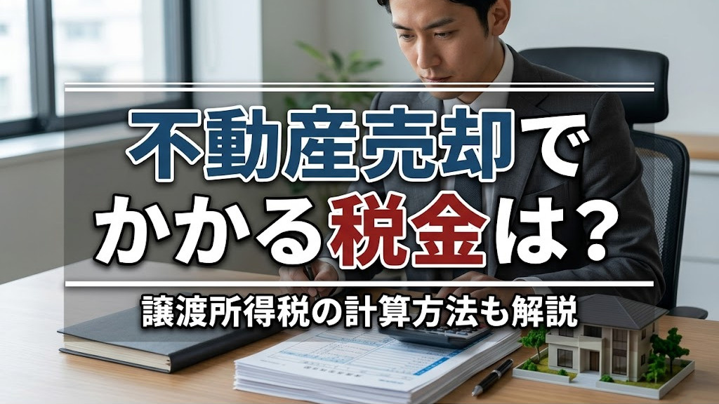 不動産売却でかかる税金は？譲渡所得税の計算方法も解説の画像