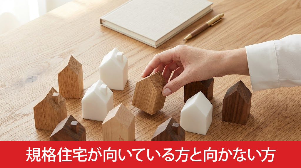 規格住宅が向いている方と向かない方
