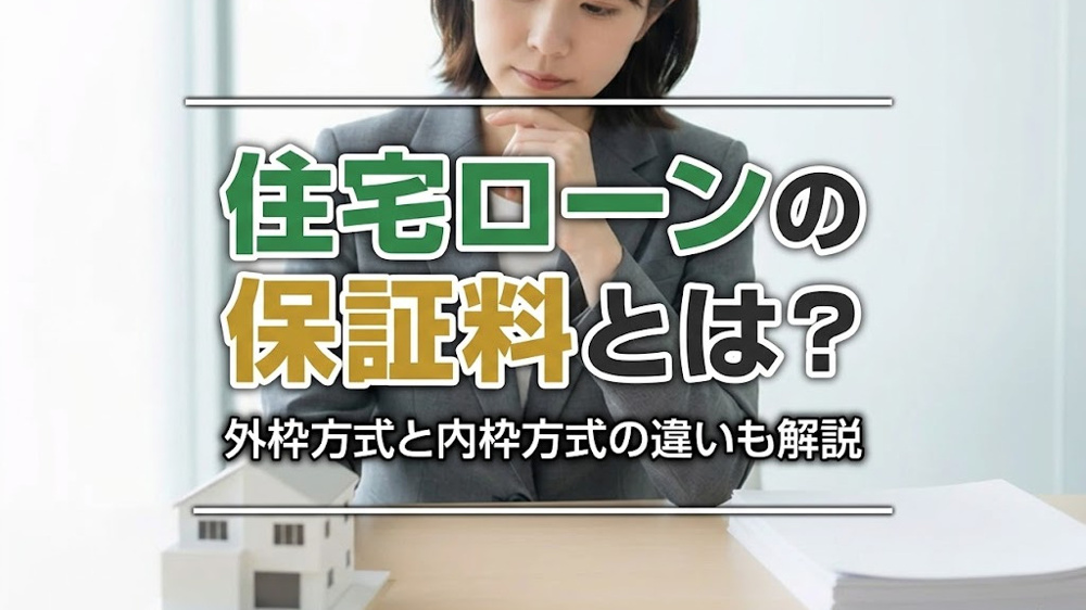住宅ローンの保証料とは？外枠方式と内枠方式の違いも解説の画像