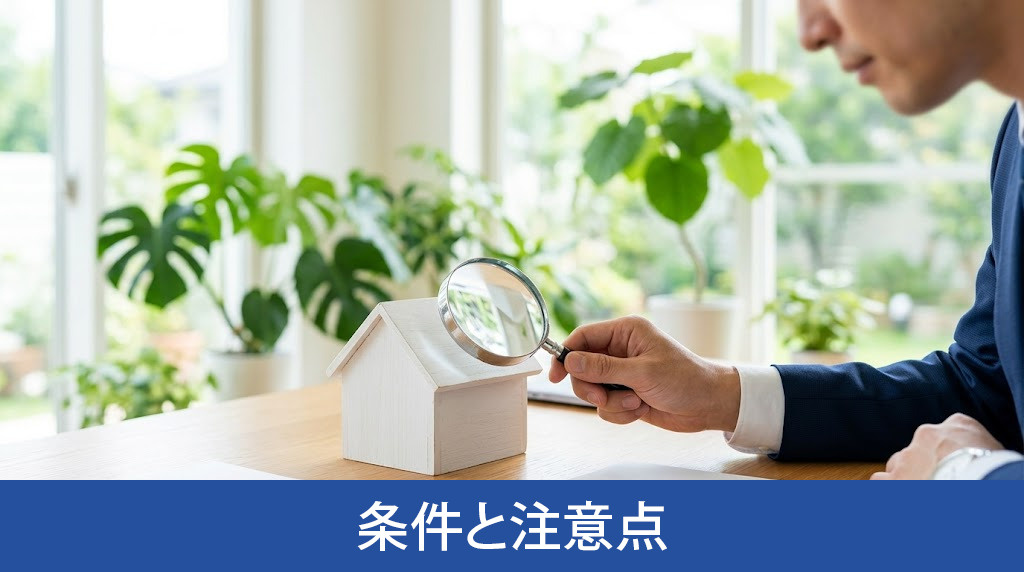 利用前に知っておくべき条件と注意点