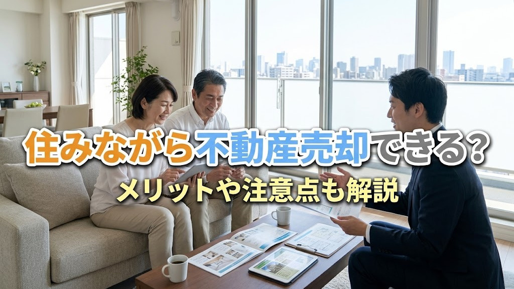 住みながら不動産売却できる？メリットや注意点も解説の画像