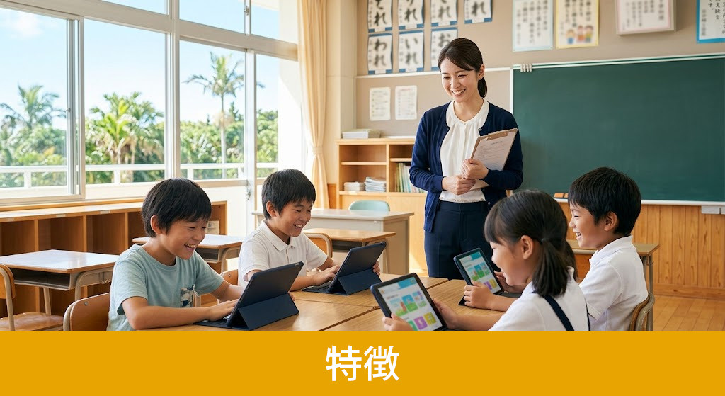 「諫早市立御館山小学校」の特徴