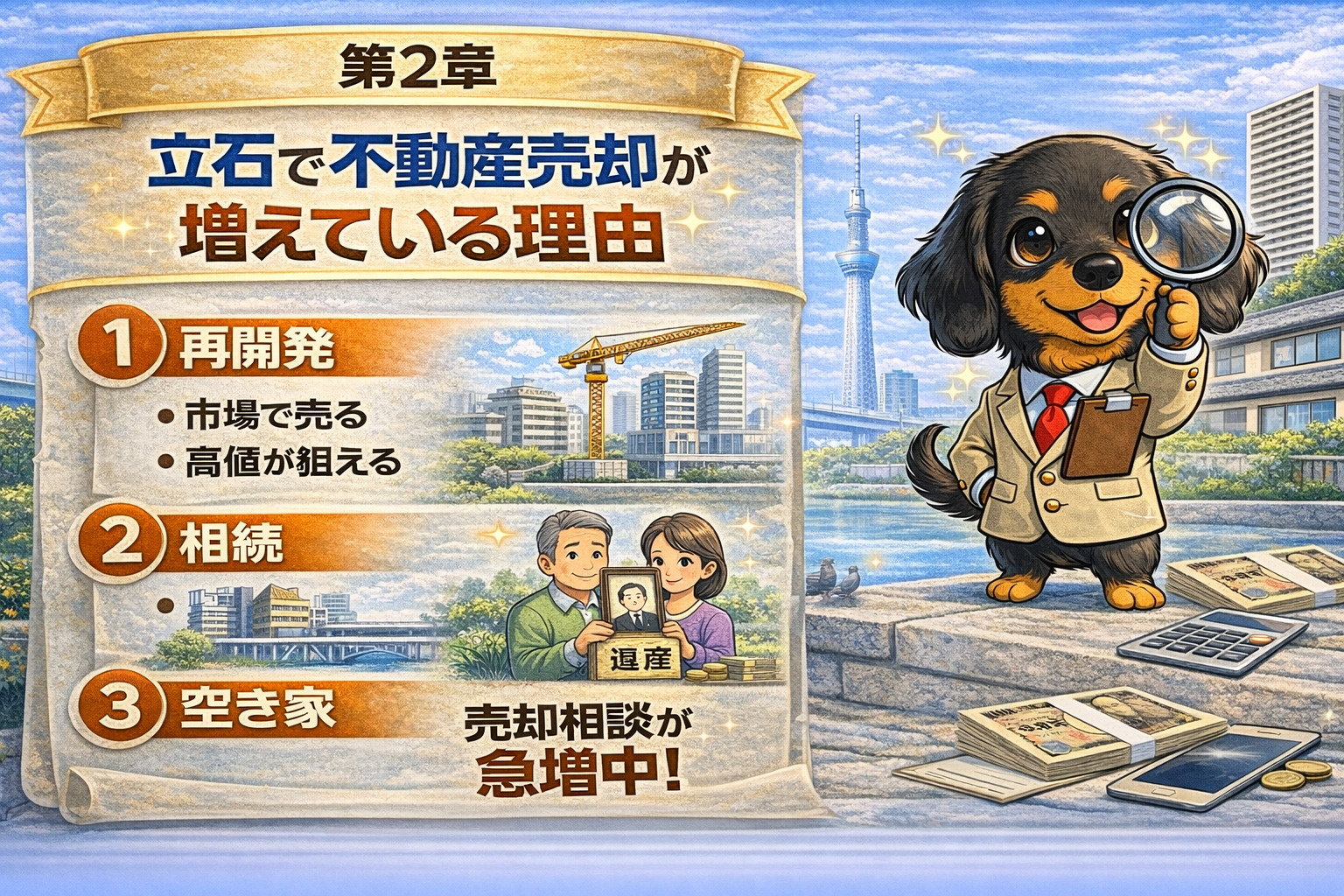 立石 不動産売却 増加理由