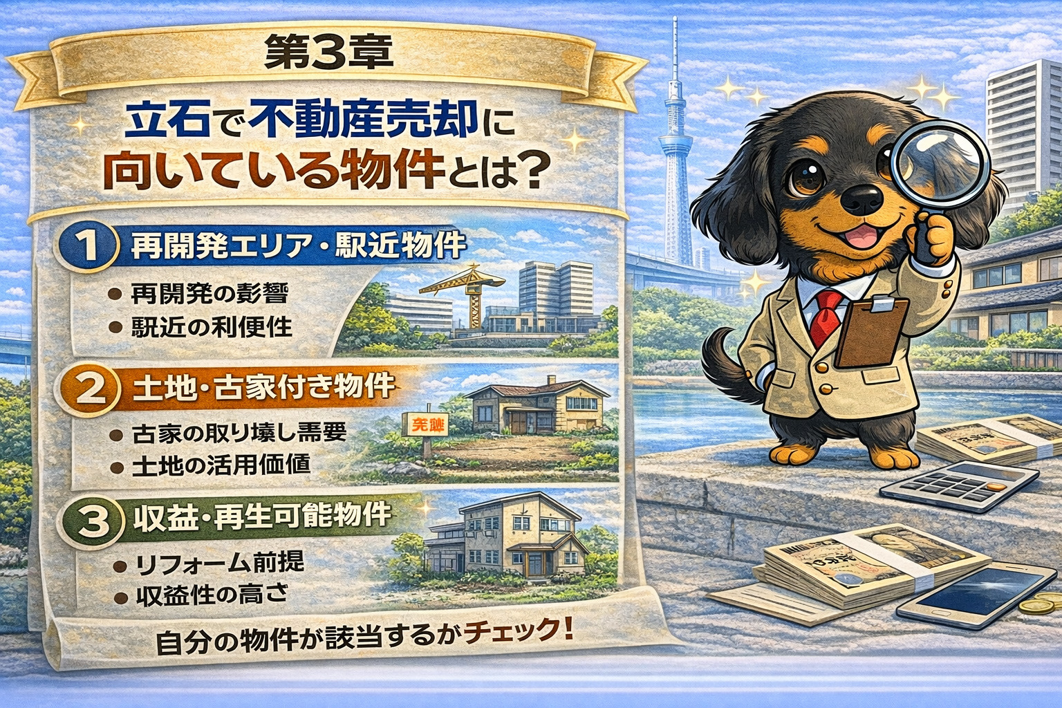 立石 不動産売却 向いている物件