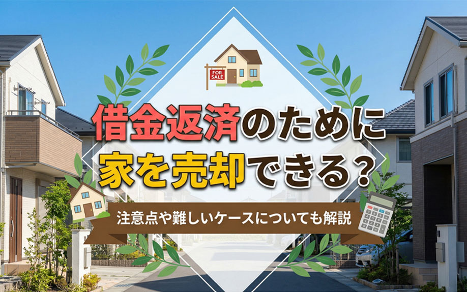 借金返済のために家を売却できる？注意点や難しいケースについても解説の画像