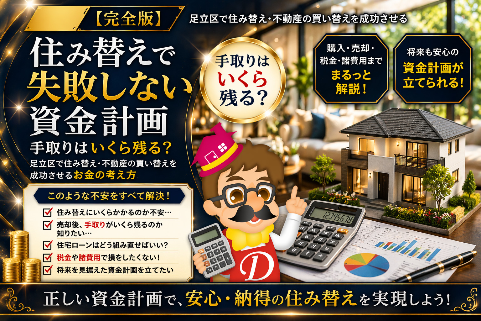足立区の住み替えで失敗しない資金計画
