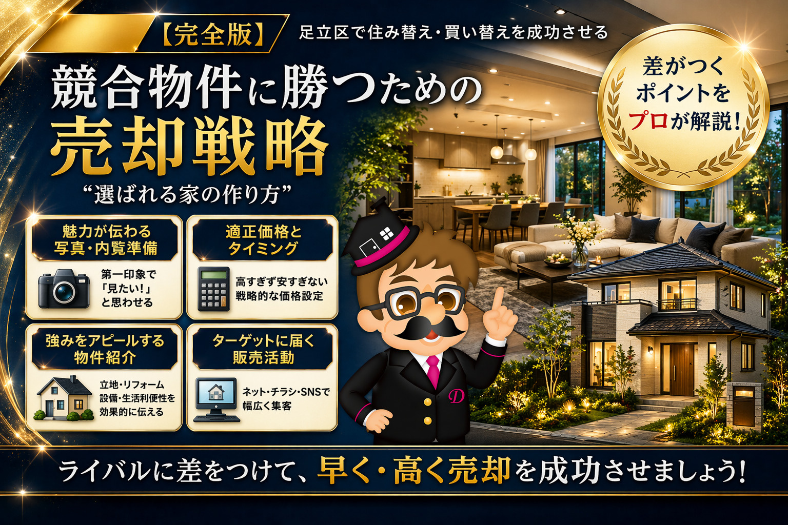 1-1-7【完全版】競合物件に勝つための売却戦略 足立区で住み替え・買い替えを成功させる“選ばれるイメージの作り方”の画像