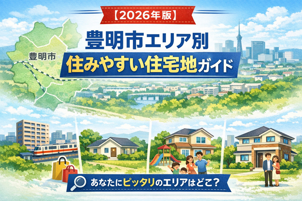 【2026年版】豊明市エリア別｜住みやすい住宅地まとめの画像