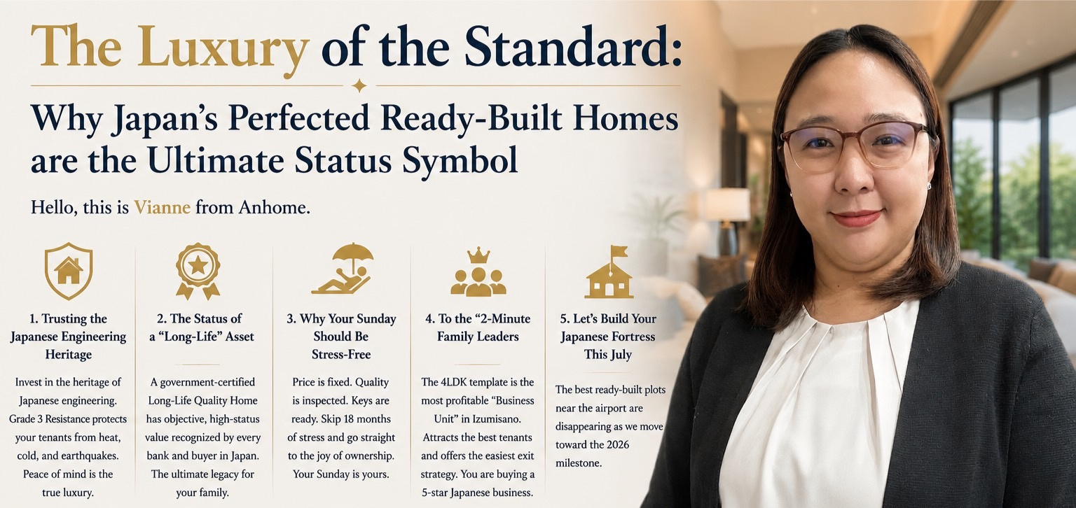 (July 12, 2026) The Luxury of the Standard: Why Japan’s Perfected Ready-Built Homes are the Ultimate Status Symbol の画像