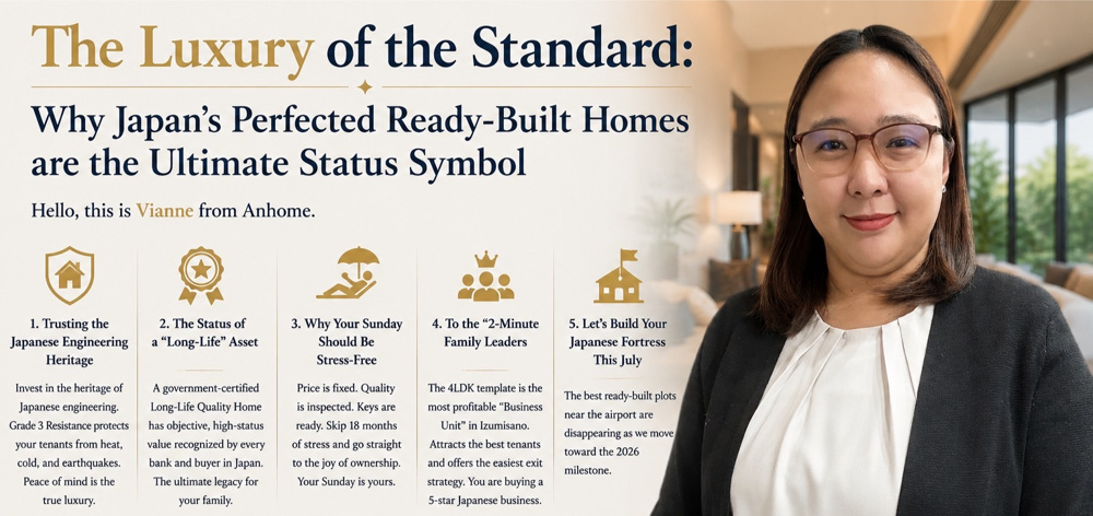 (July 12, 2026) The Luxury of the Standard: Why Japan’s Perfected Ready-Built Homes are the Ultimate Status Symbol の画像