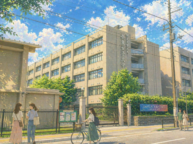 奈良女子大学法蓮エリアの西門を使いこなすスマート通学イメージ図