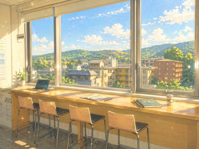 法蓮エリアの女子学生向け生活スタイル（生活利便性・学習環境・具体的な店名と施設）イメージ図