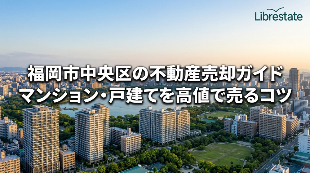 福岡市中央区の不動産売却！最短・高値で売るマンション査定術の画像