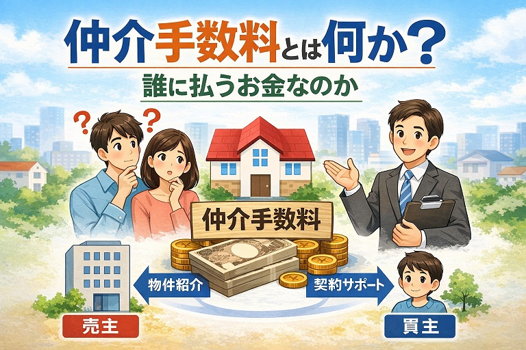 仲介手数料とは何か？誰に払うお金なのかの画像
