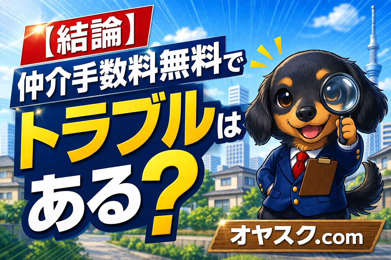 仲介手数料無料のトラブルと回避方法