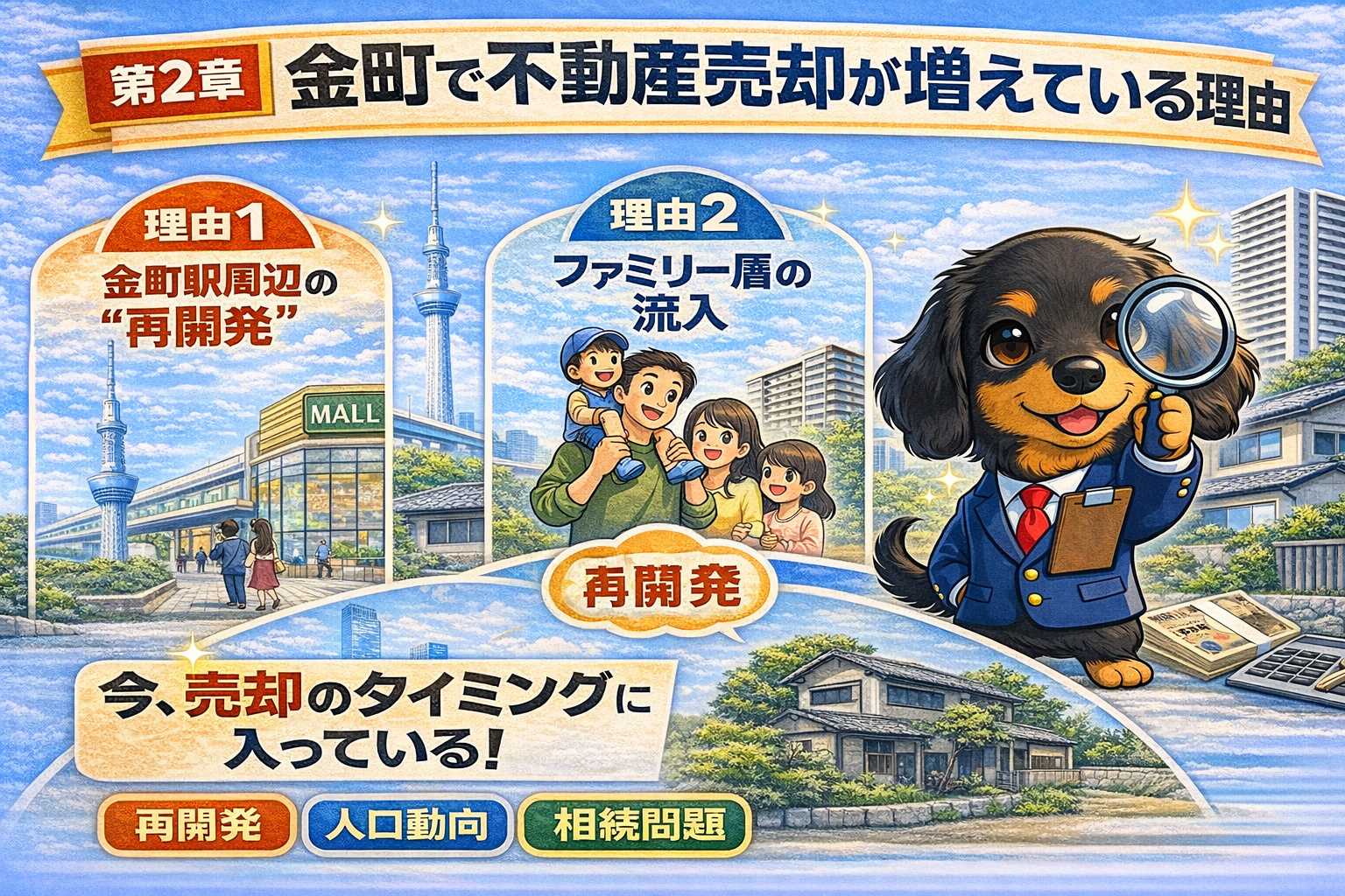 金町で不動産売却が増えている背景