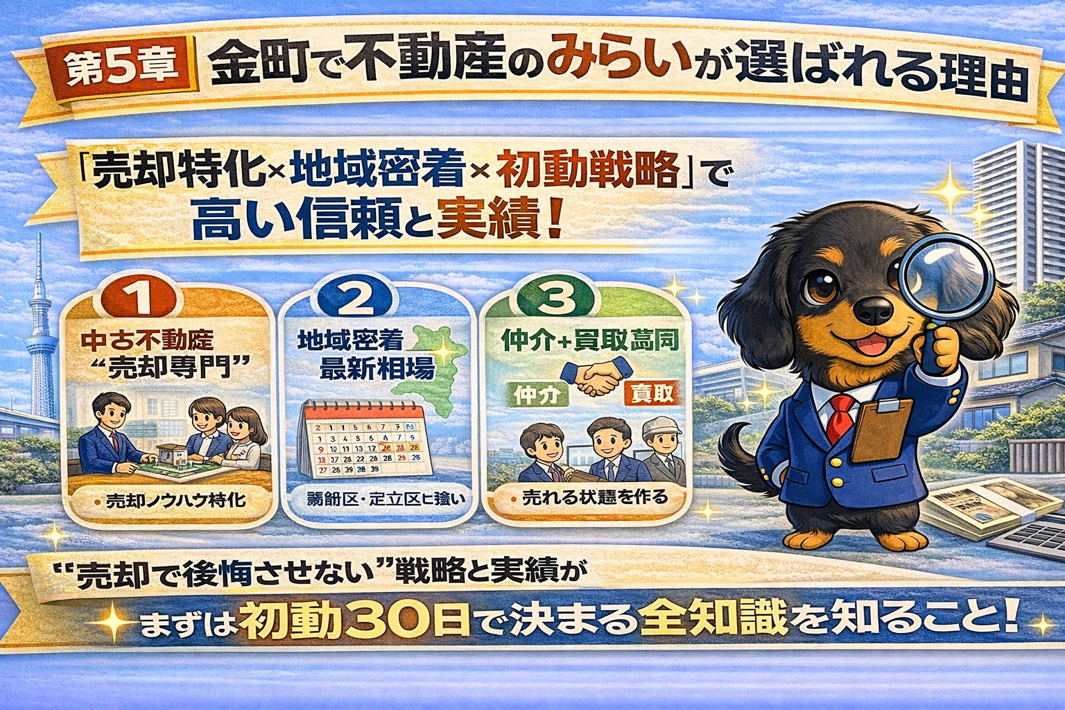金町で不動産のみらいが選ばれる理由