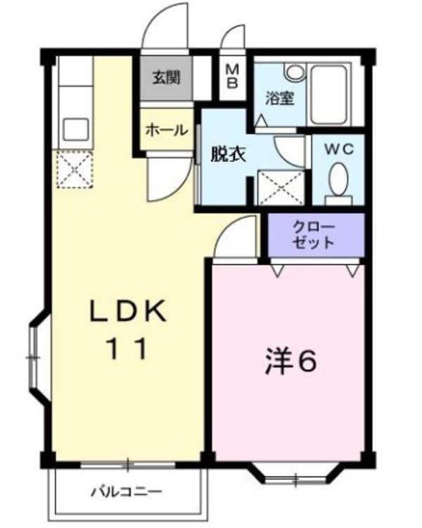 エルディム山A 間取り