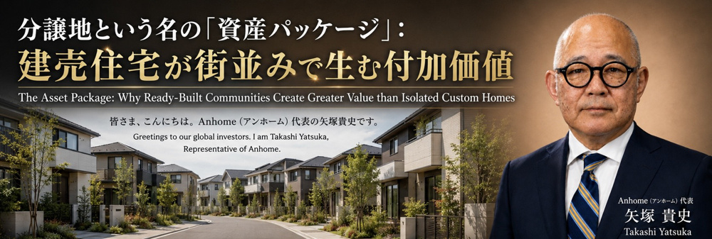 （2026年7月17日）⑨ 分譲地という名の「資産パッケージ」：建売住宅が街並みで生む付加価値の画像
