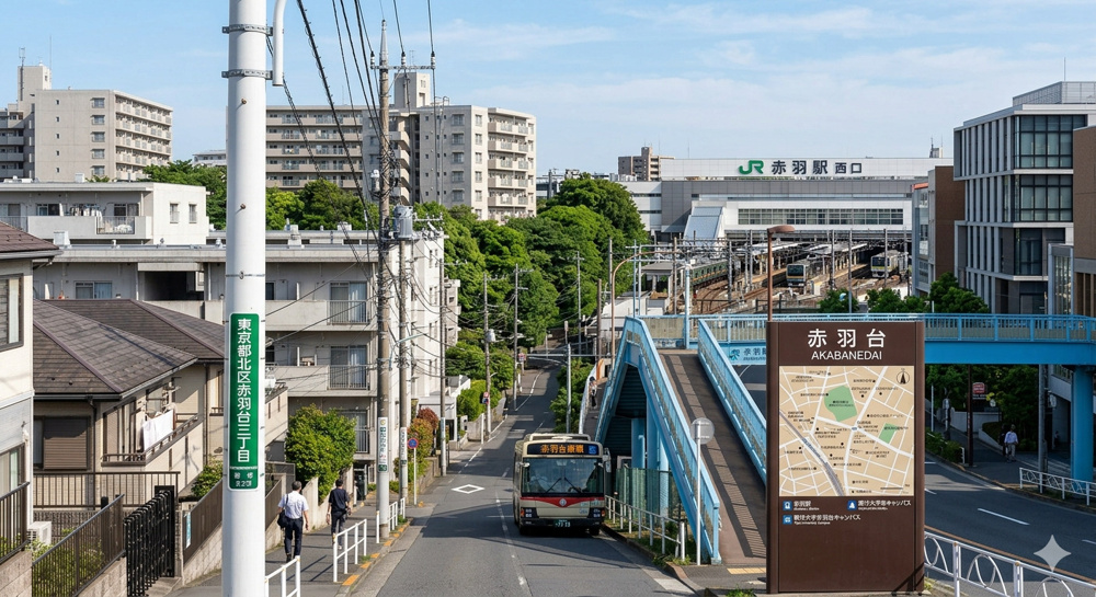 【東京都北区赤羽台の不動産相場】地域の特徴と売却・査定のポイントの画像