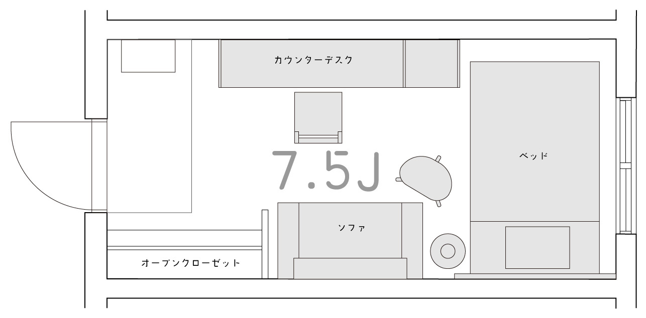 1階北向きタイプ
