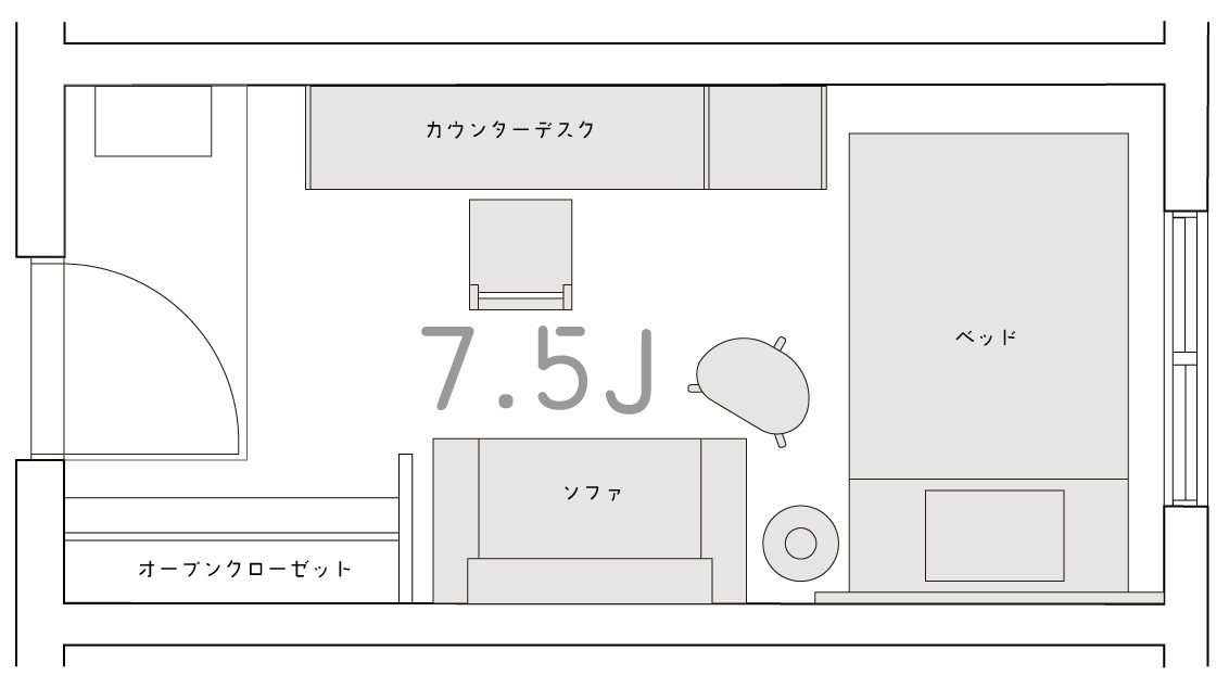 2階北向きタイプ