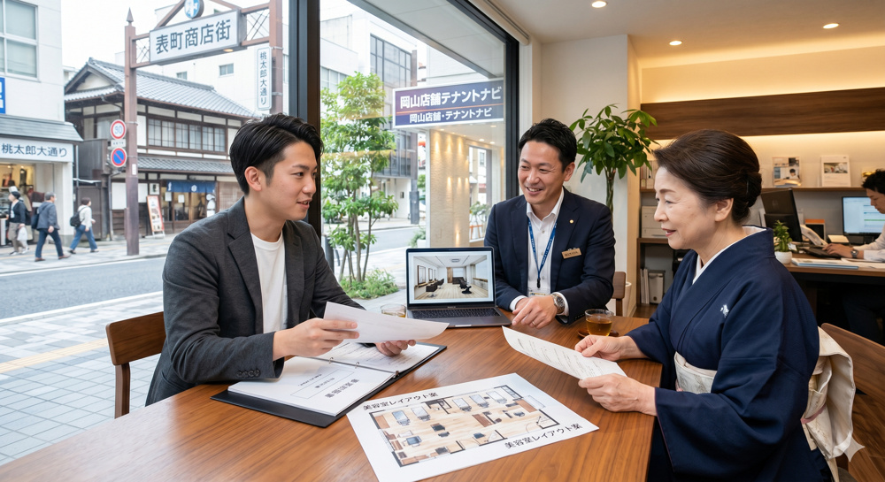 岡山市でテナント契約｜個人事業主でも 審査を通すための準備と心構えの画像