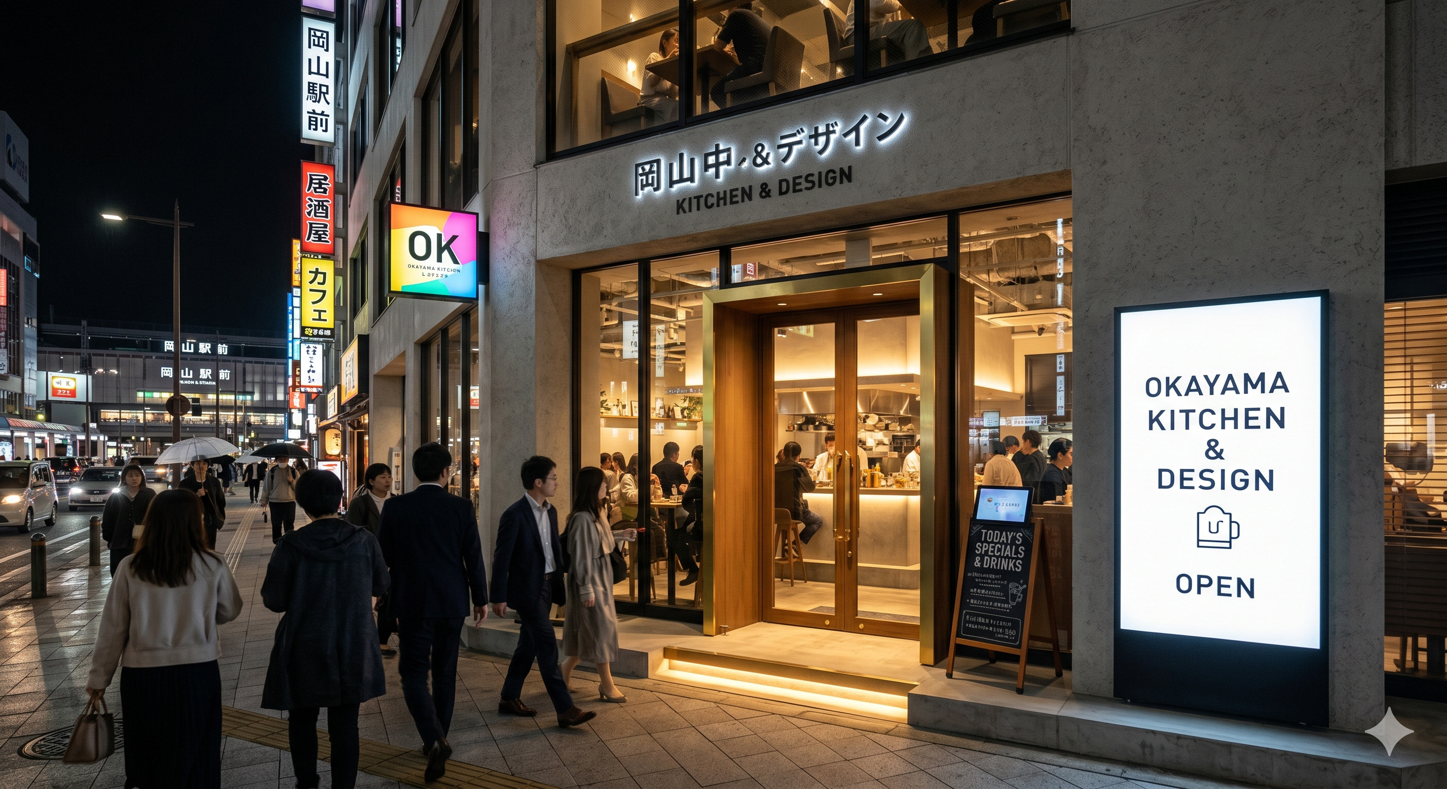 岡山駅前で店舗を探す｜人通りを売上に変えるための入り口設計と看板戦略の画像