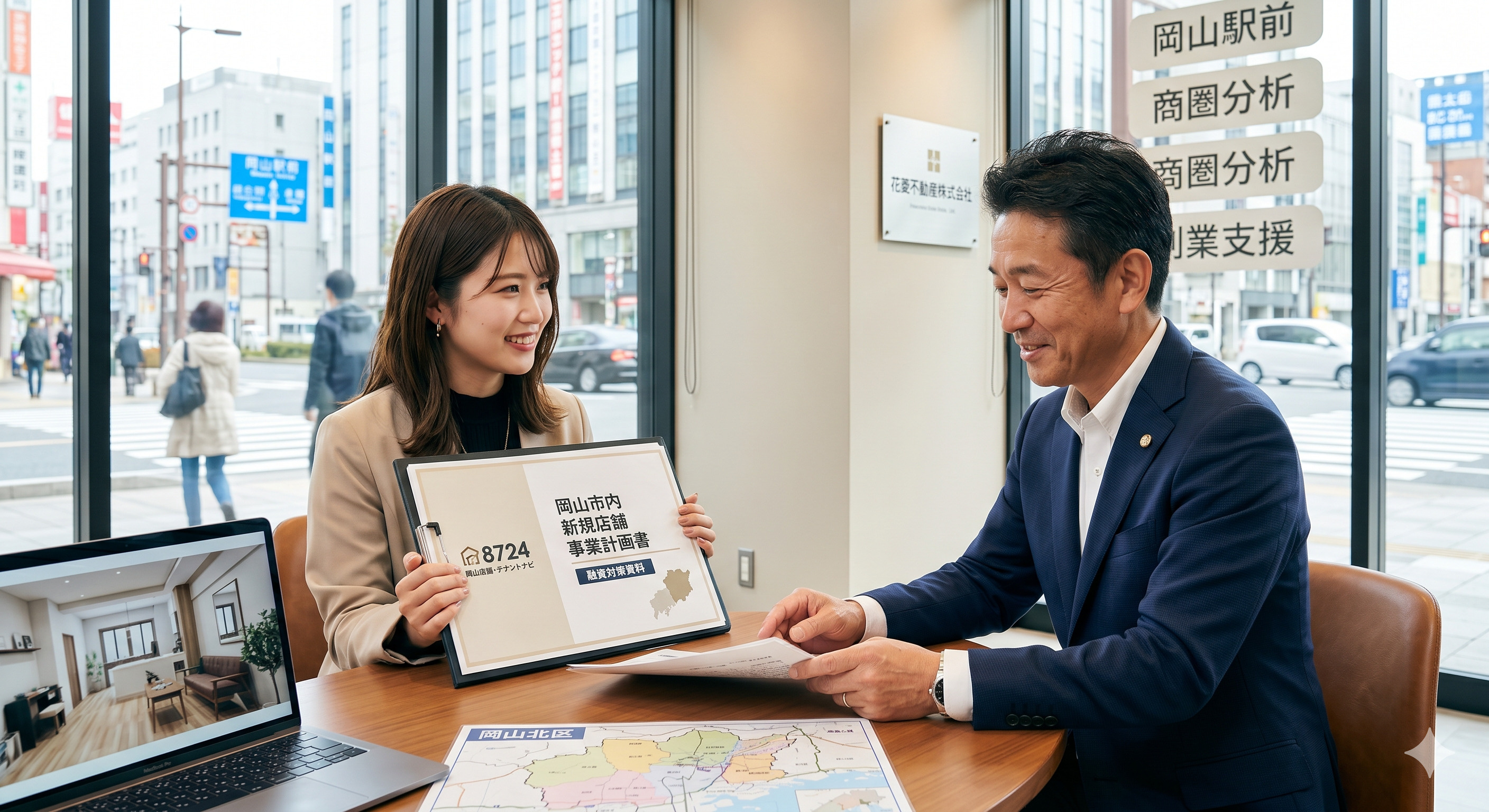 岡山市内の店舗物件｜初めての起業で 融資を受けやすくする事業計画の書き方の画像
