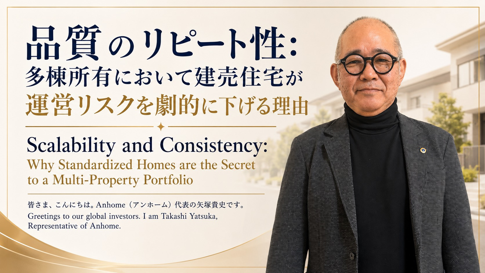 (2026年7月23日)⑪ 品質のリピート性:多棟所有において建売住宅が運営リスクを劇的に下げる理由の画像